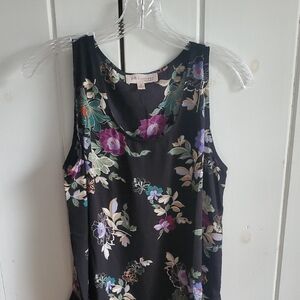 Philosophy Black Floral Top